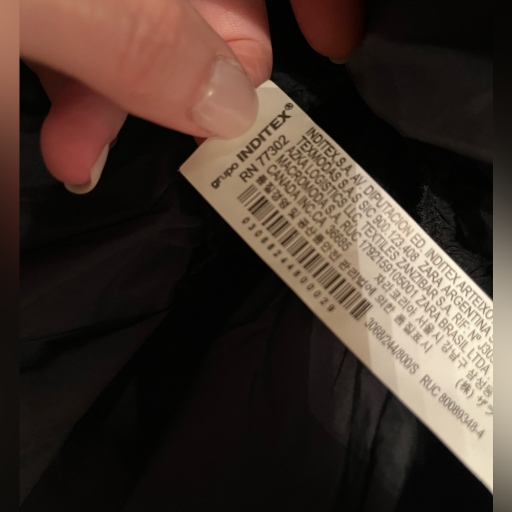 Zara Black Ruffled Skirt, S - Picture 5 of 6